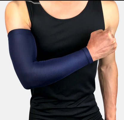 Men High Elastic Basketball Arm Sleeves Armband Soccer Volleyball Elbow Support Brace Sports Accessories Women Sports Safety