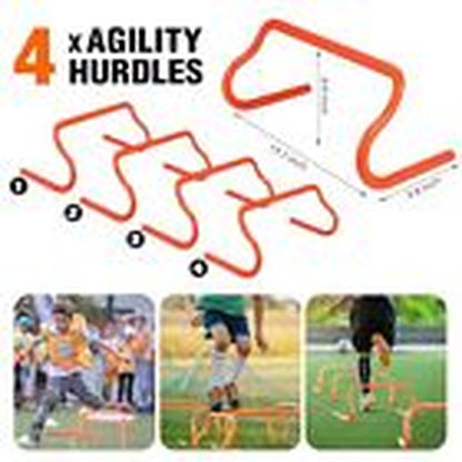 Soccer Training Equipment, Speed Agility Training Equipment for Kids 1-Orange