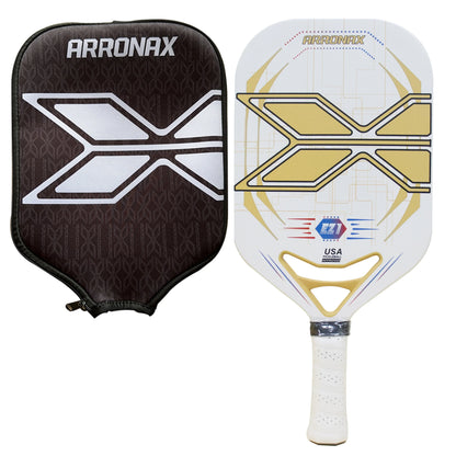 -Carbon Fiber Pickleball Paddles for Men and Women, Professional Rackets, Racquet Cover for Outdoor Playing, 13Mm