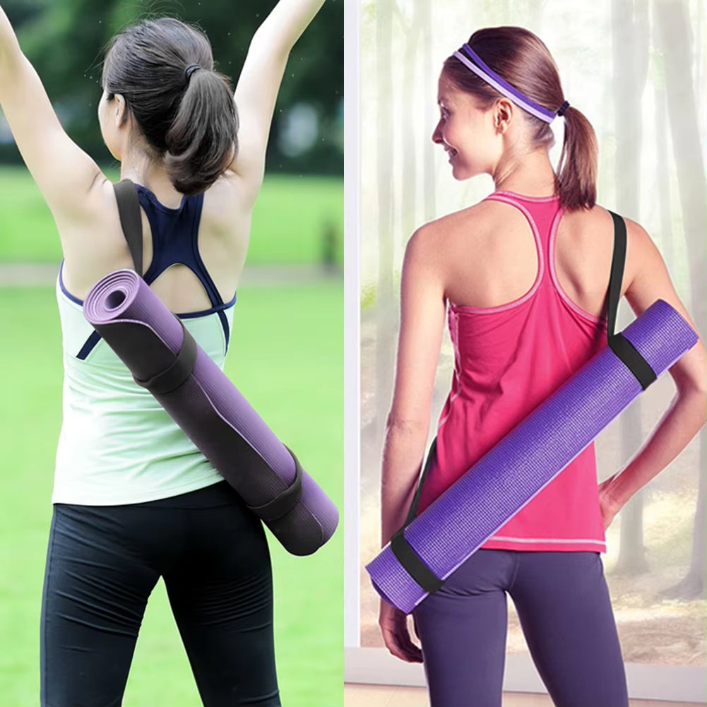 Adjustable Yoga Mat Belts Yoga Mat Shoulder Carrier Yoga Straps Exercise Stretch Yoga Belts Fitness Gym Sports Rope